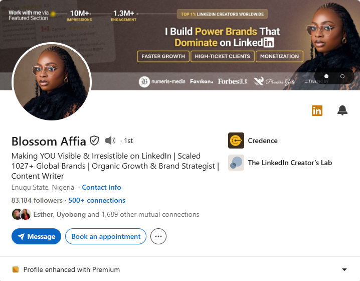 Blossom Affia Banner